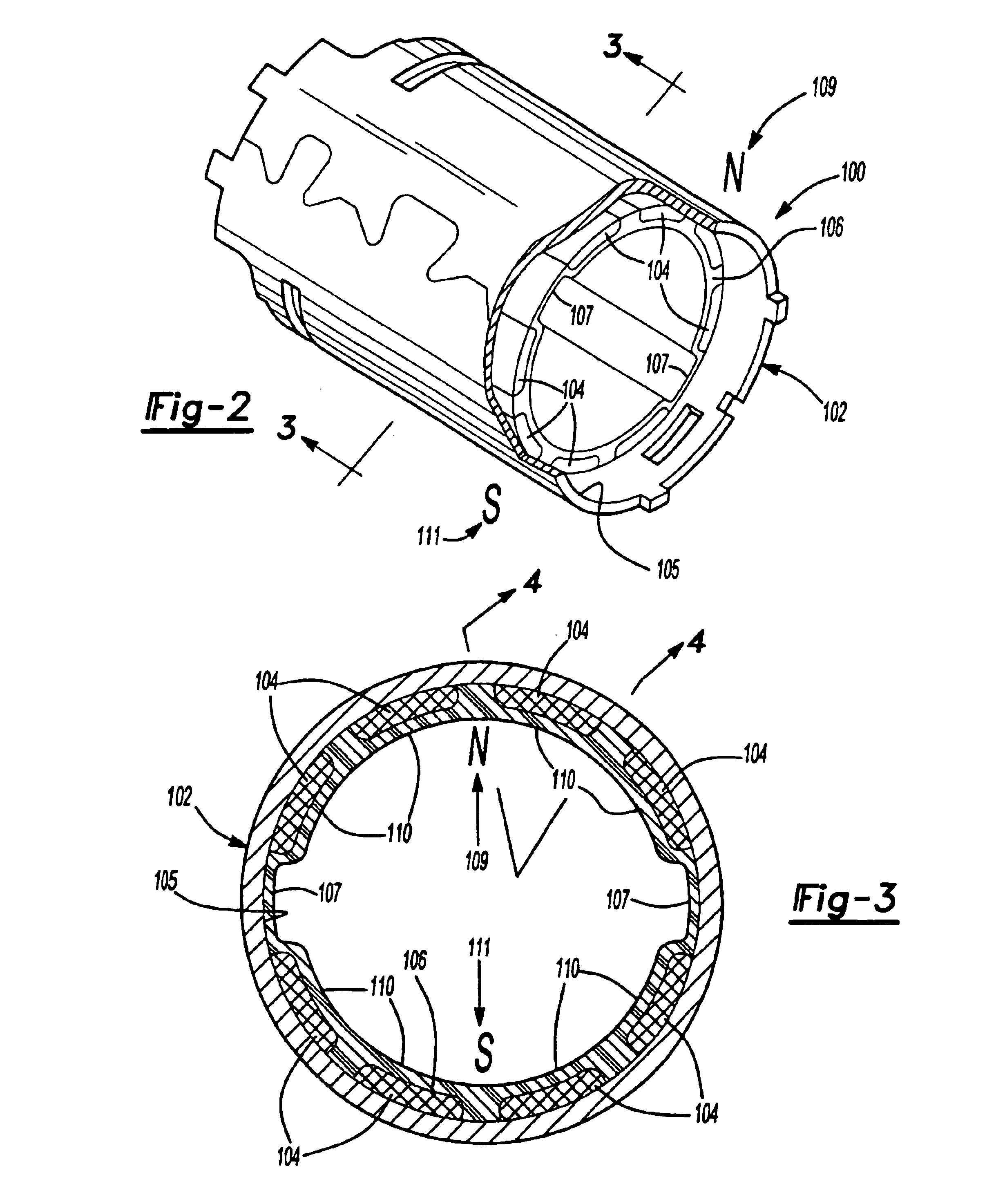 Field assembly for a motor and method of making same