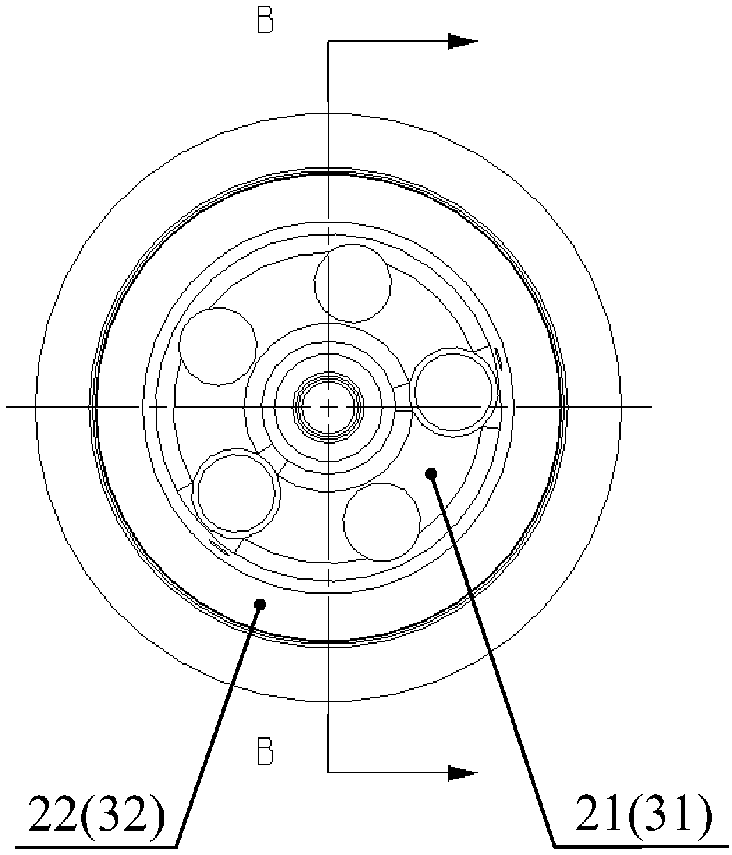 Multifunctional idle gear shaft device