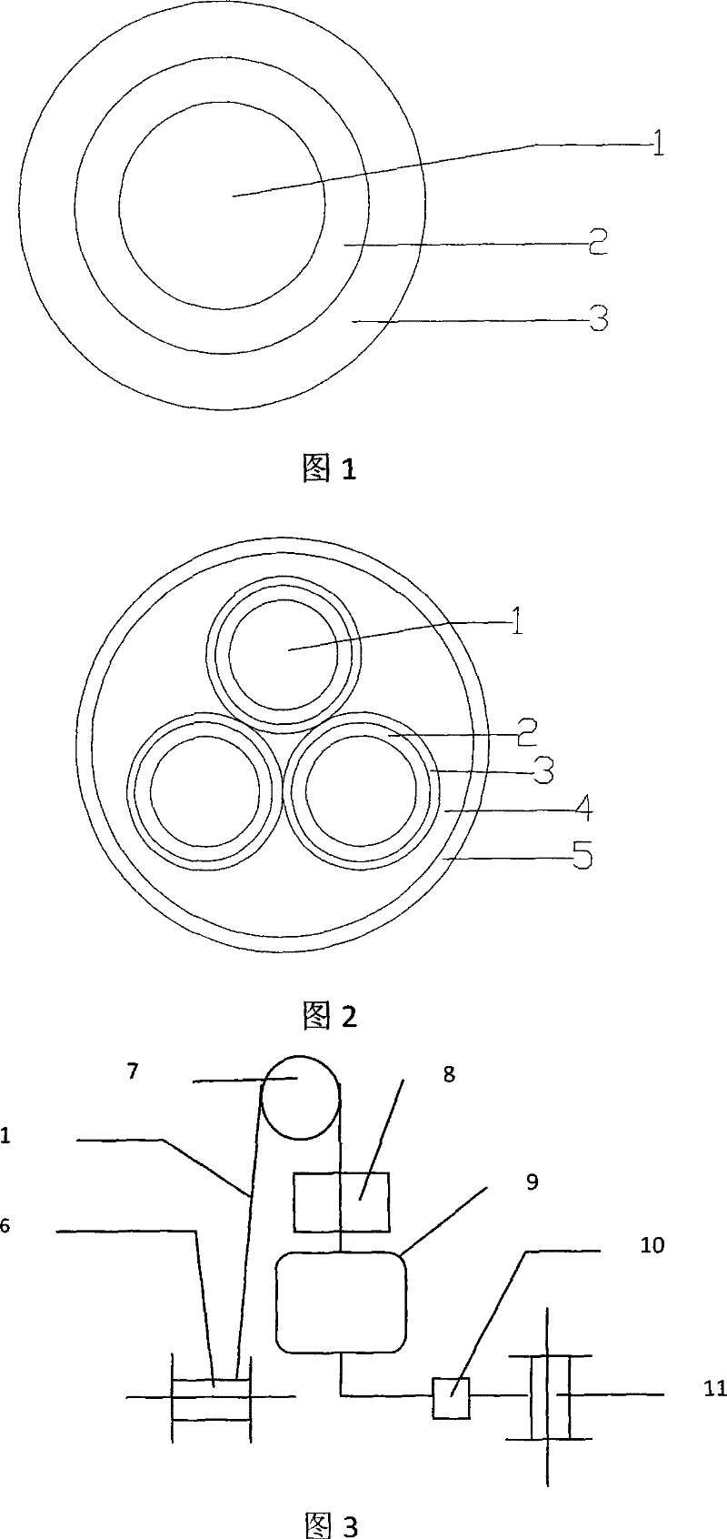 Fireproof cable and its making method