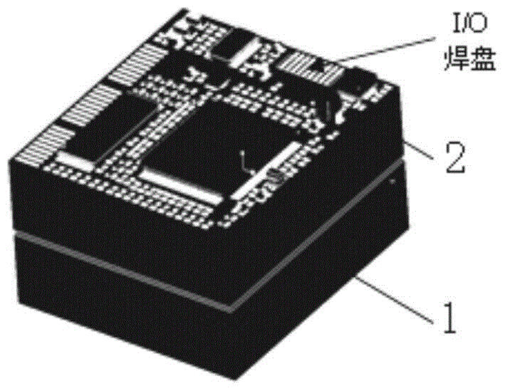Three-axis structure and manufacturing process of micro inertial measurement unit based on ltcc process