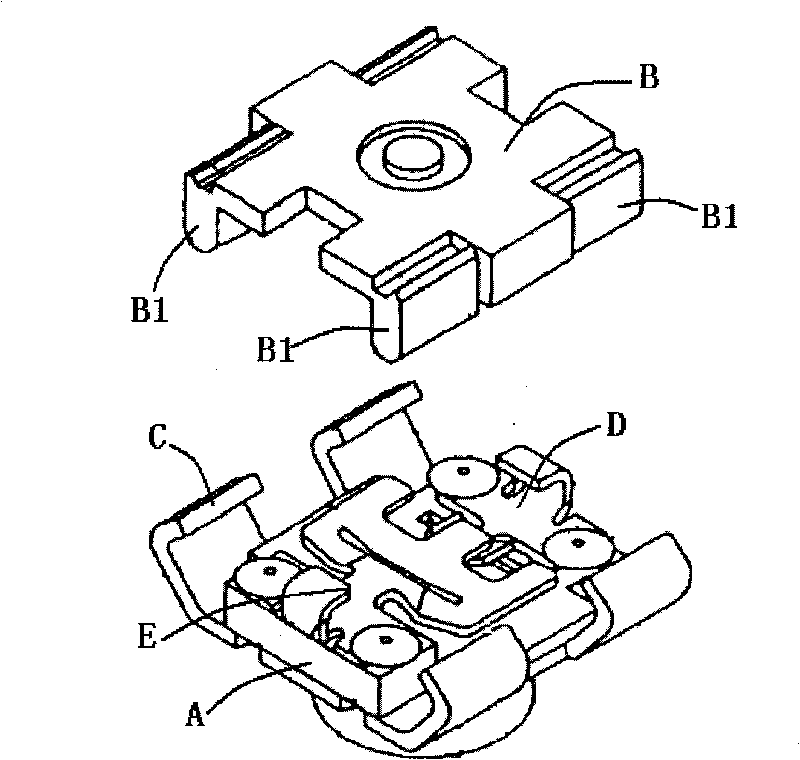 Coaxial electric connector with special terminal structure