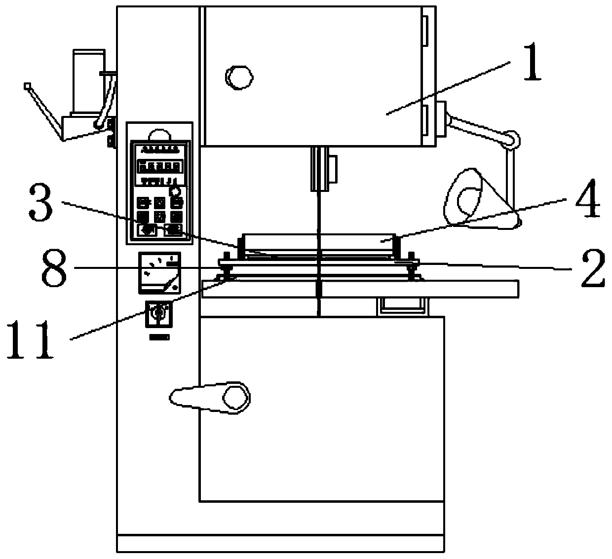 Novel vertical numerical control sawing machine cutting equipment