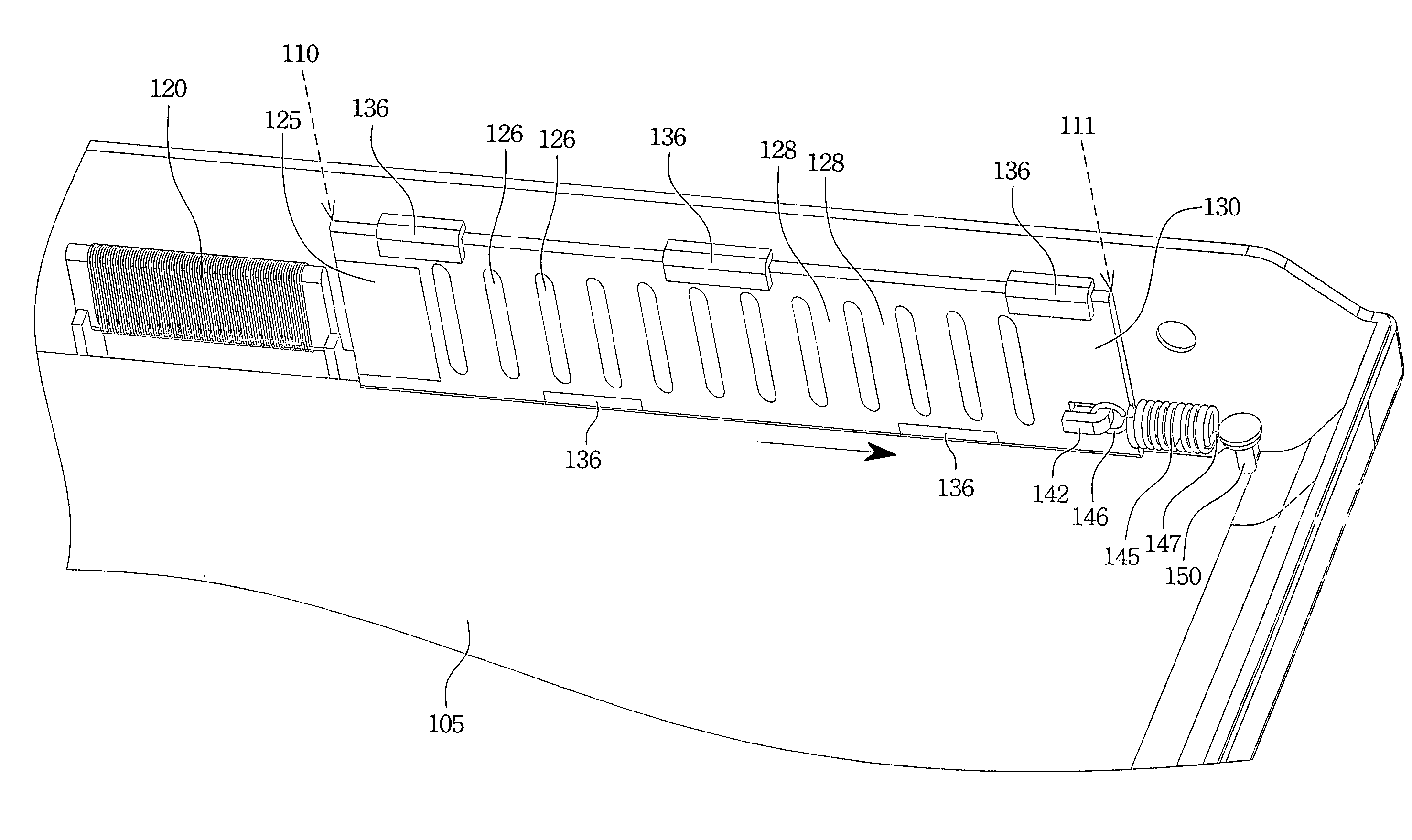 Electrical device with vents