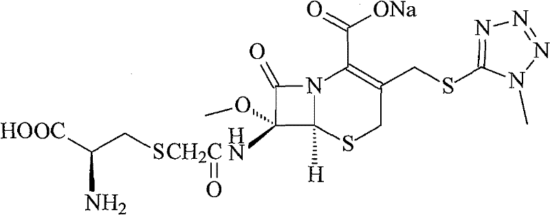 Cefminox sodium compound and new preparation method thereof