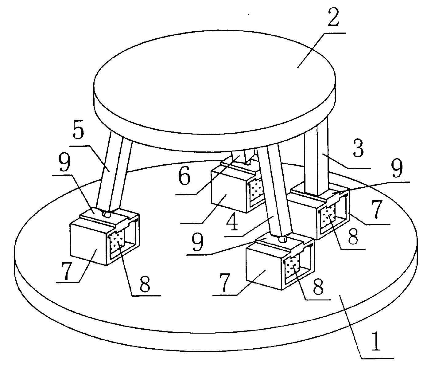 New type series-parallel connection jogging robot