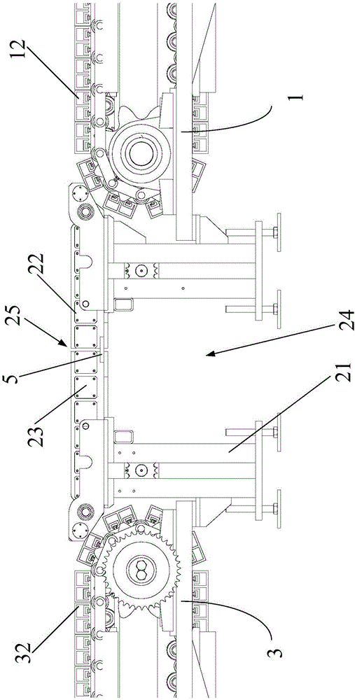 Automobile conveying device for automobile detection system and automobile detection system