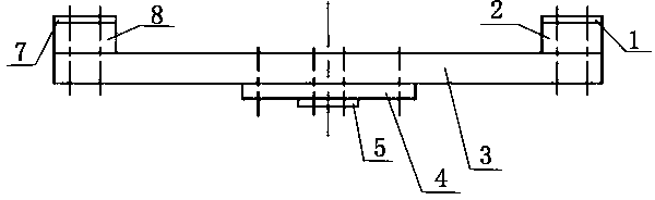 Shell type transformer lead clamping structure and clamping method