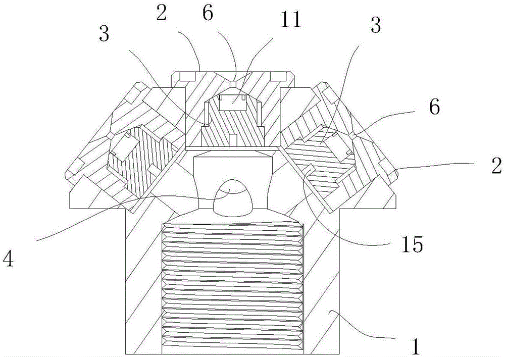 High-water-pressure water-mist spray head