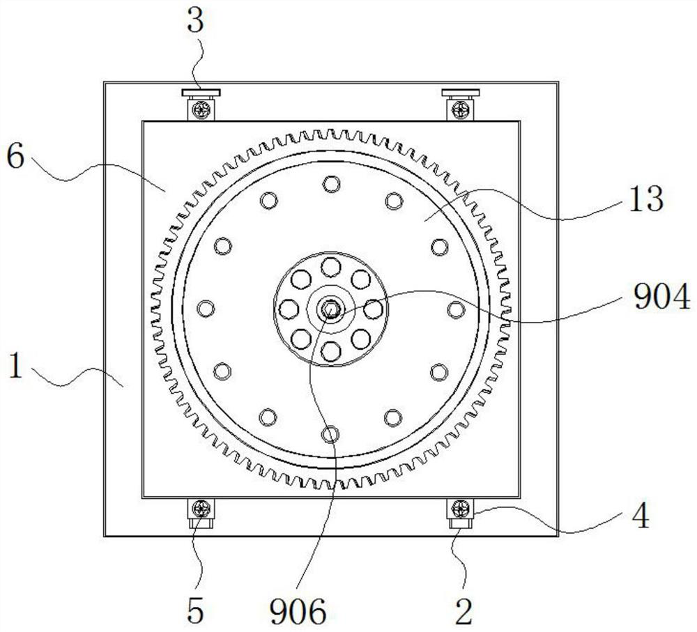 Flywheel disc expansion core tool