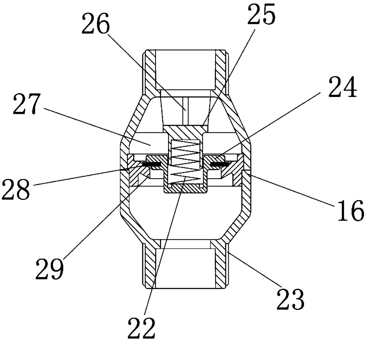 Automatic assembling machine for springs