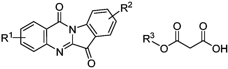 Asymmetric synthesis method of chiral tryptanthrin beta hydroxy ester compounds