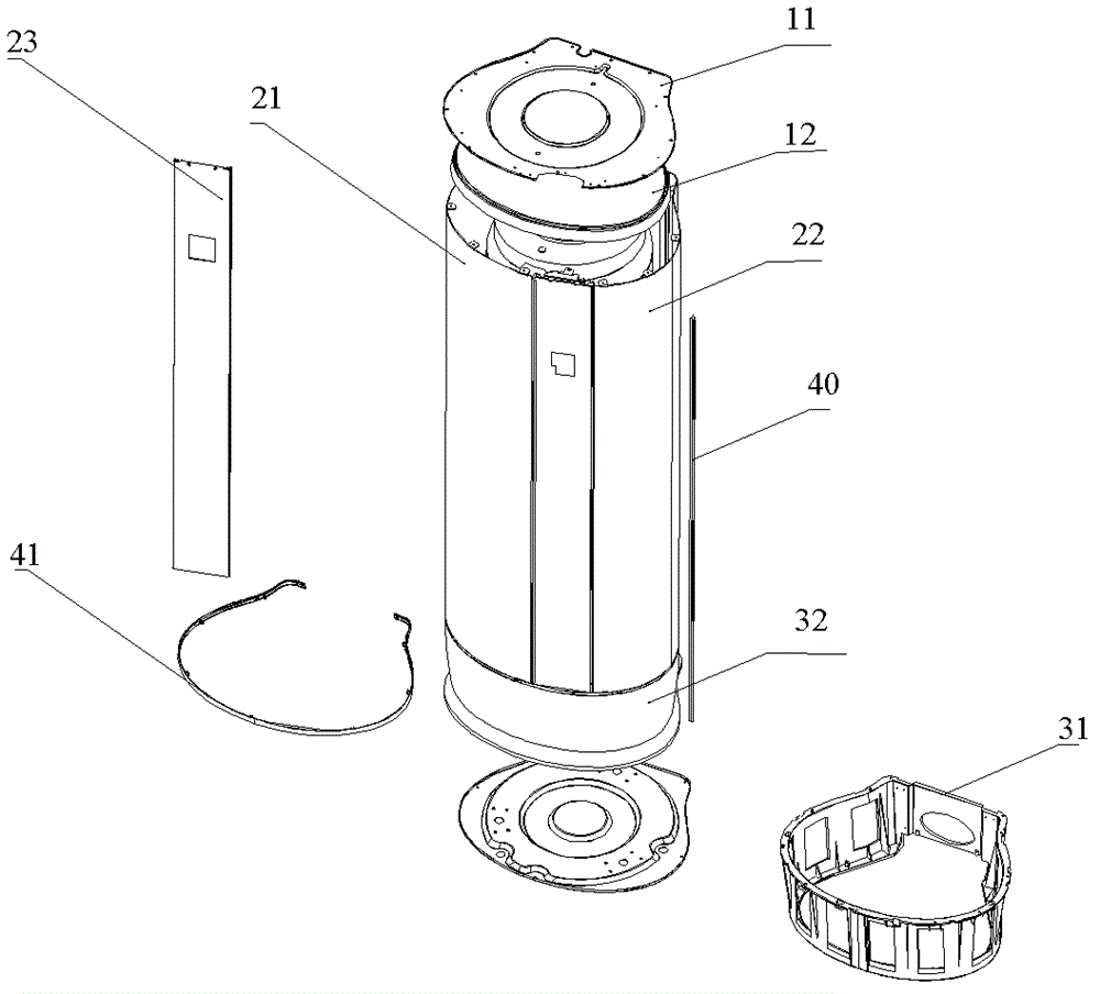 Water tank of water heater