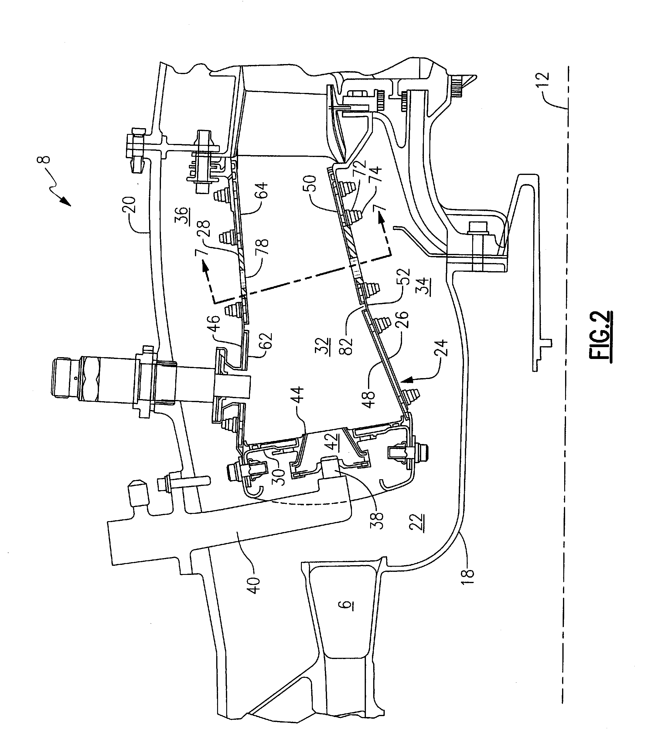 Combustor panel arrangement
