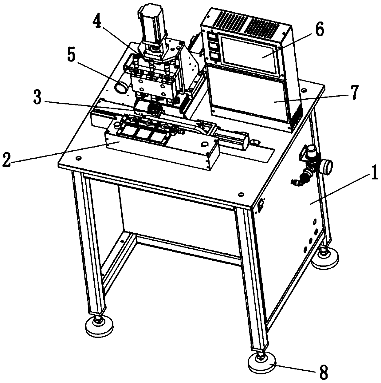 Full-automatic pointer assembling machine