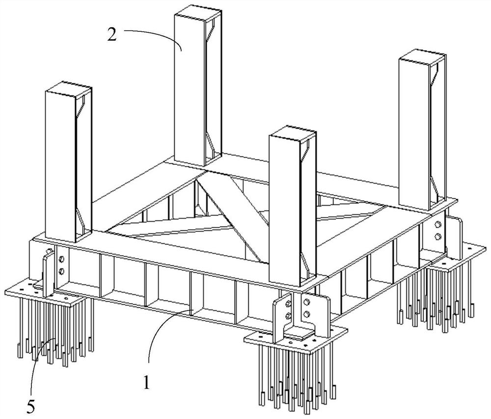 Jacking installation system and method for large-span steel structure