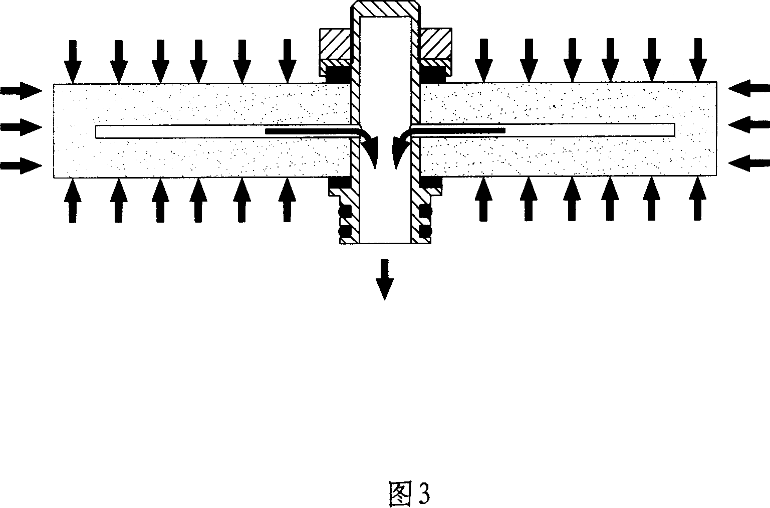 Plate type and two surface filtration type micro-porous ceramic structure