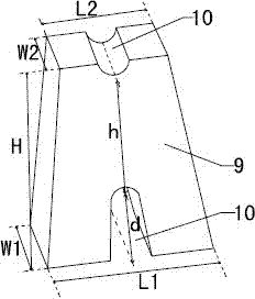 Concrete cushion block and preparation technology thereof