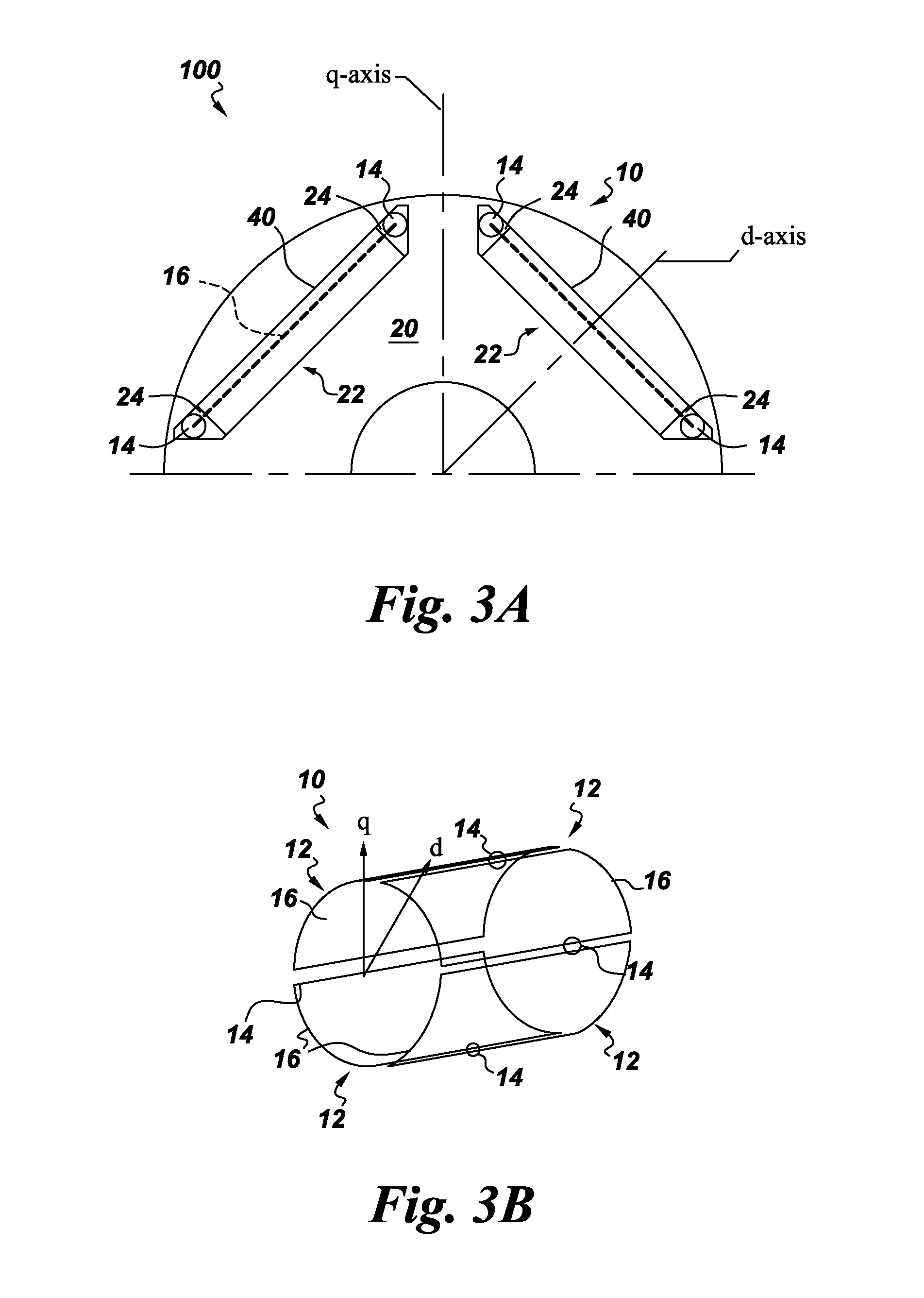 D-ring implementation in skewed rotor assembly