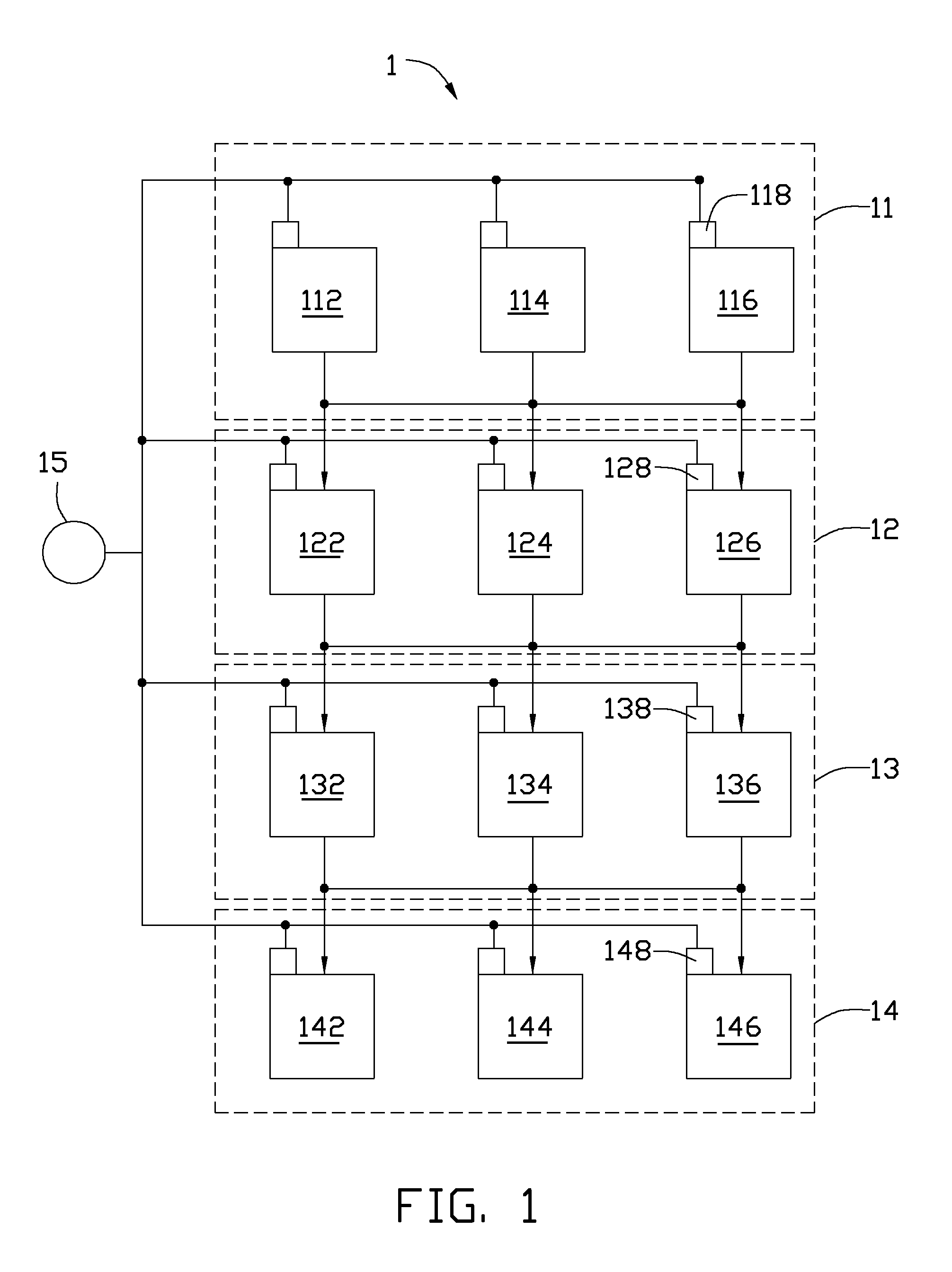 Matrix production system and control method thereof