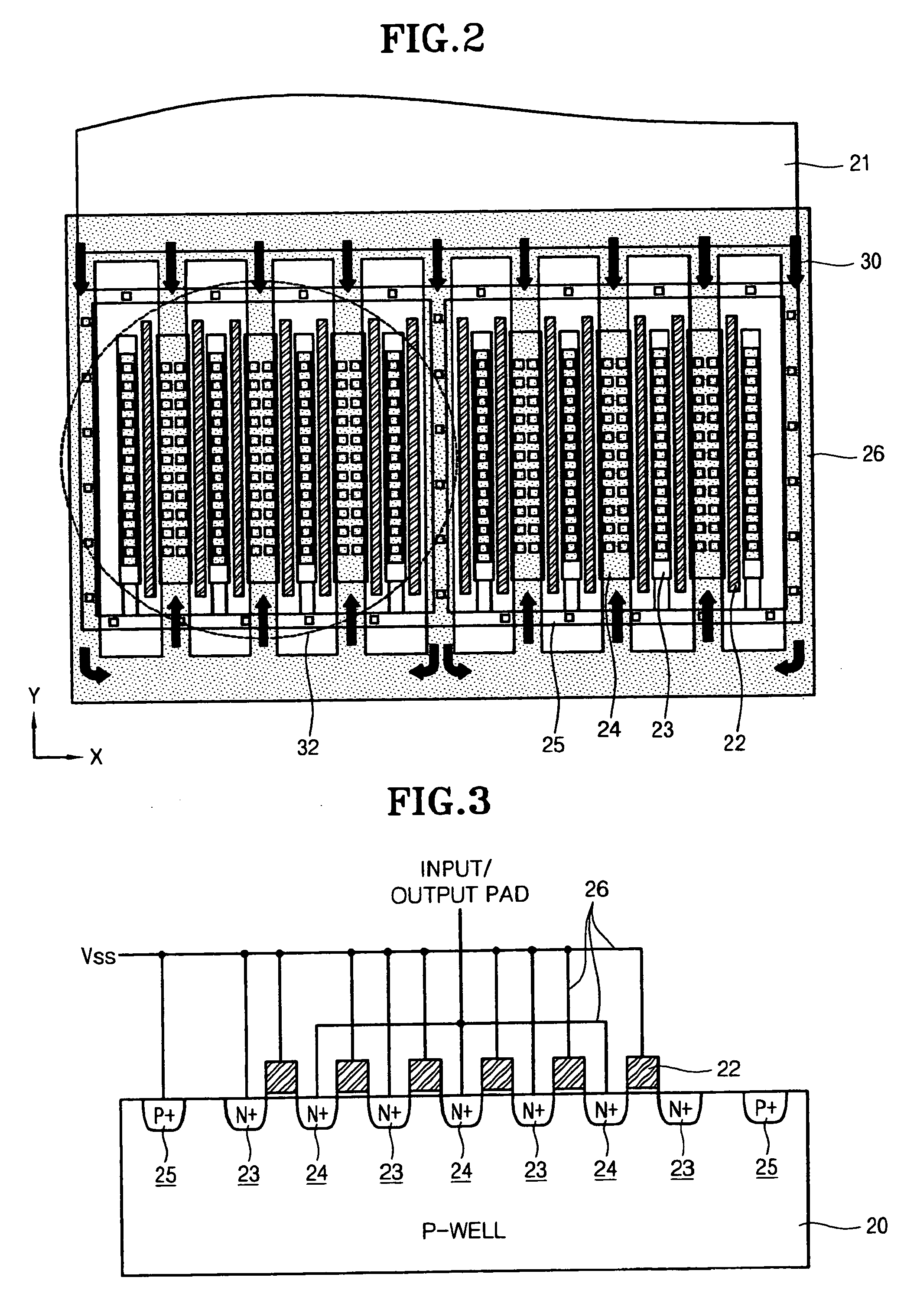 Electrostatic protection device for semiconductor circuit