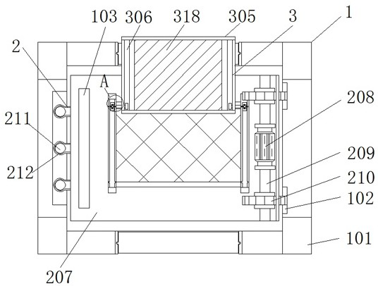 A power grid construction safety lifting frame