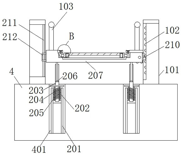 A power grid construction safety lifting frame