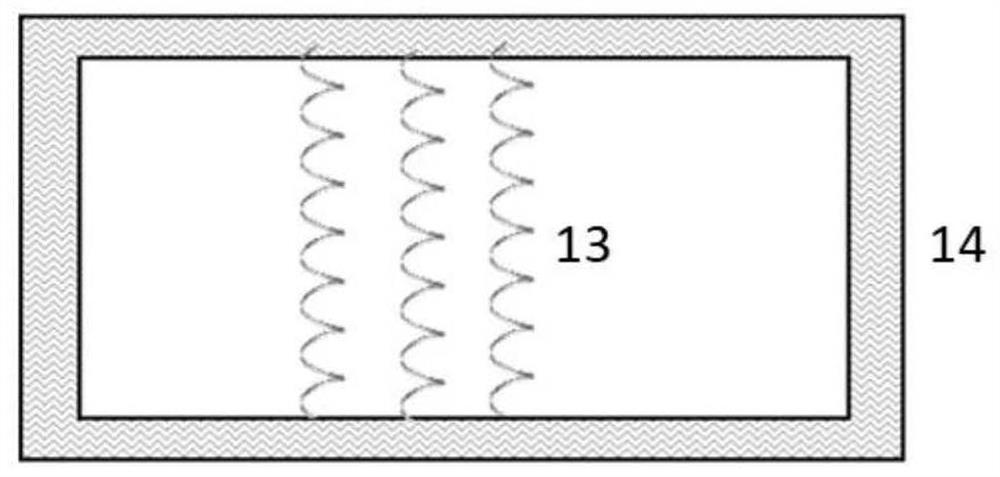 Elastic sheath-core fiber and preparation method thereof