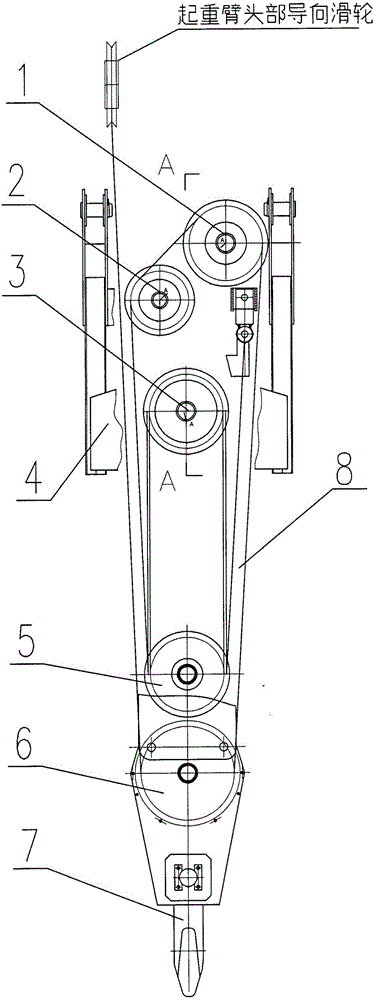 Sliding wheel mechanism for lifting machine