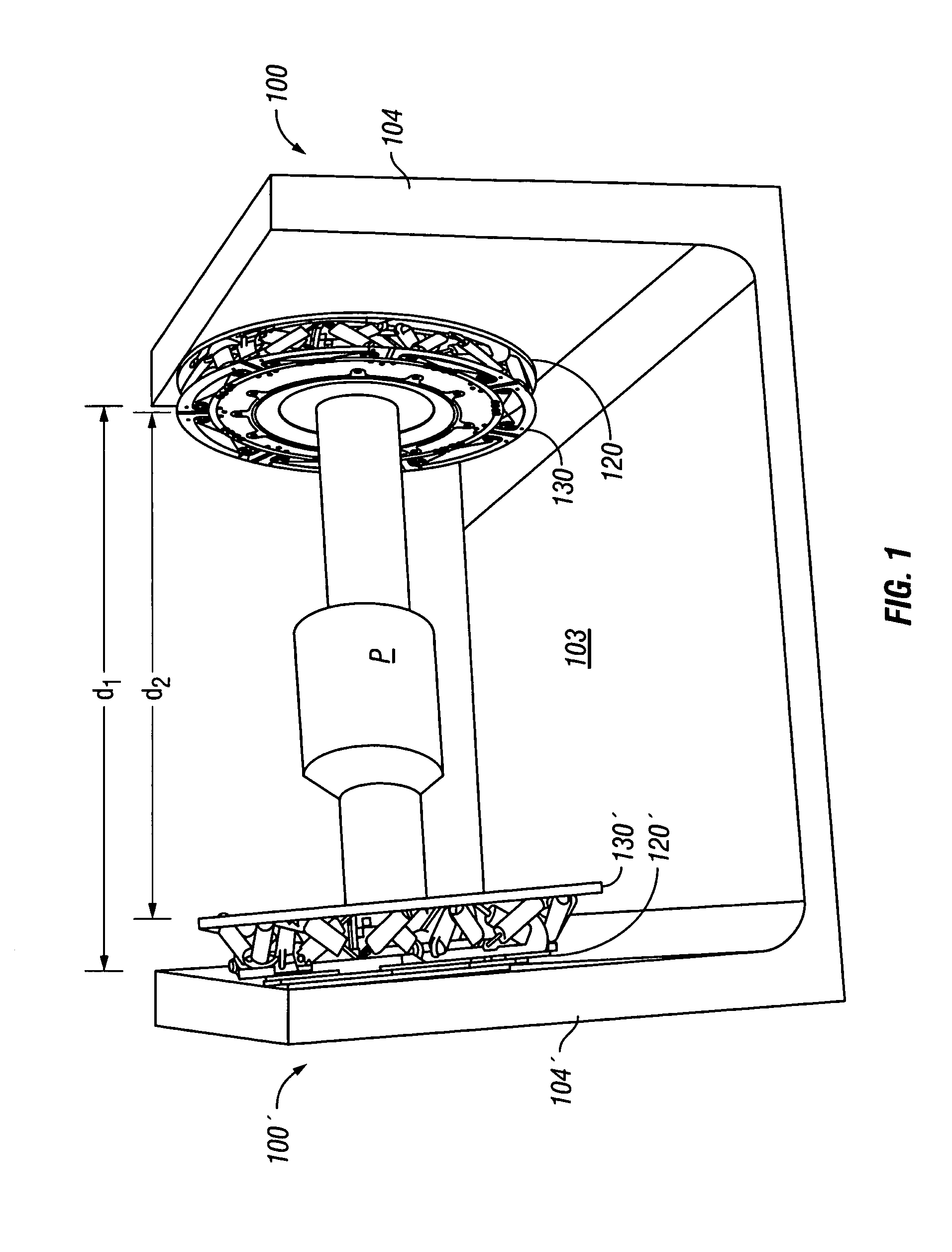 Three-axis offset damping system