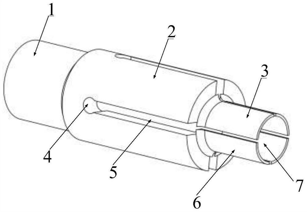 Machining method for multi-slotted lining