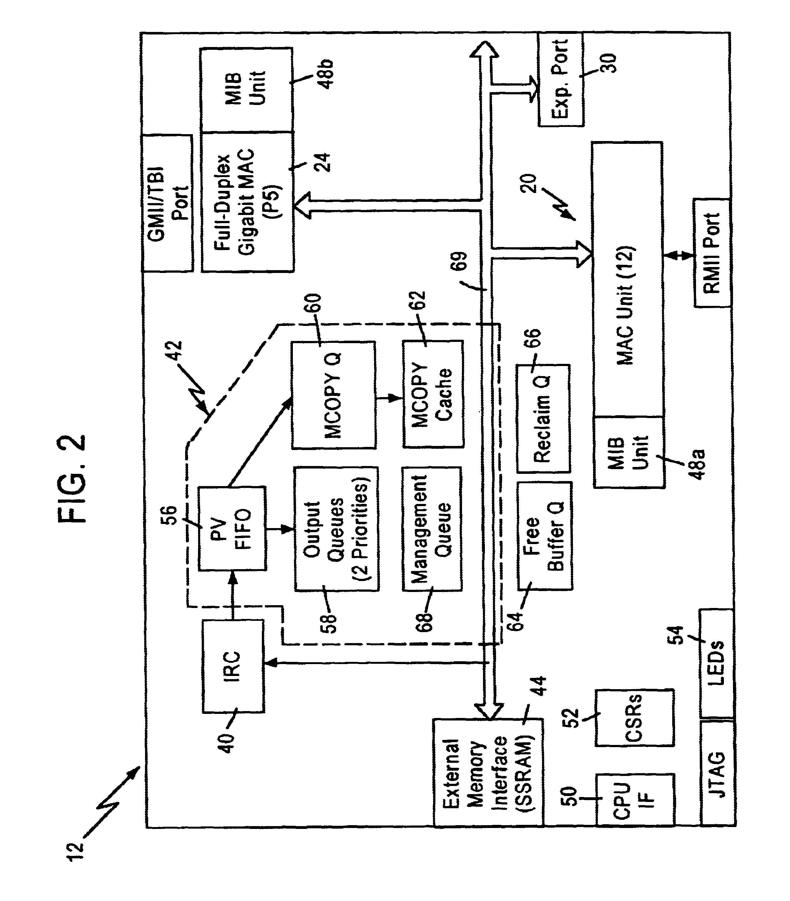 Method and apparatus for operating a network switch in a CPU-less environment