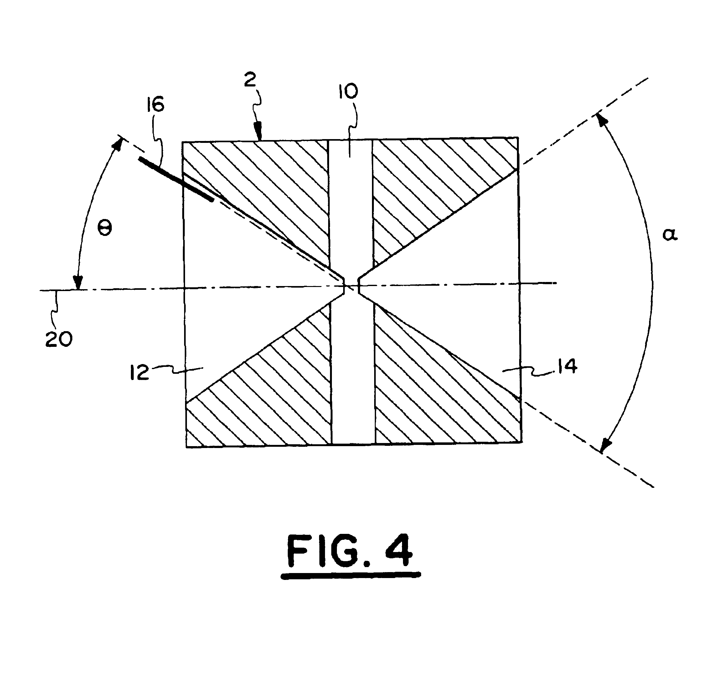 Apparatus and process for analyzing a stream of fluid