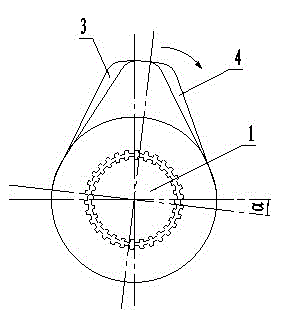 Camshaft assembly of engine with variable valve opening duration