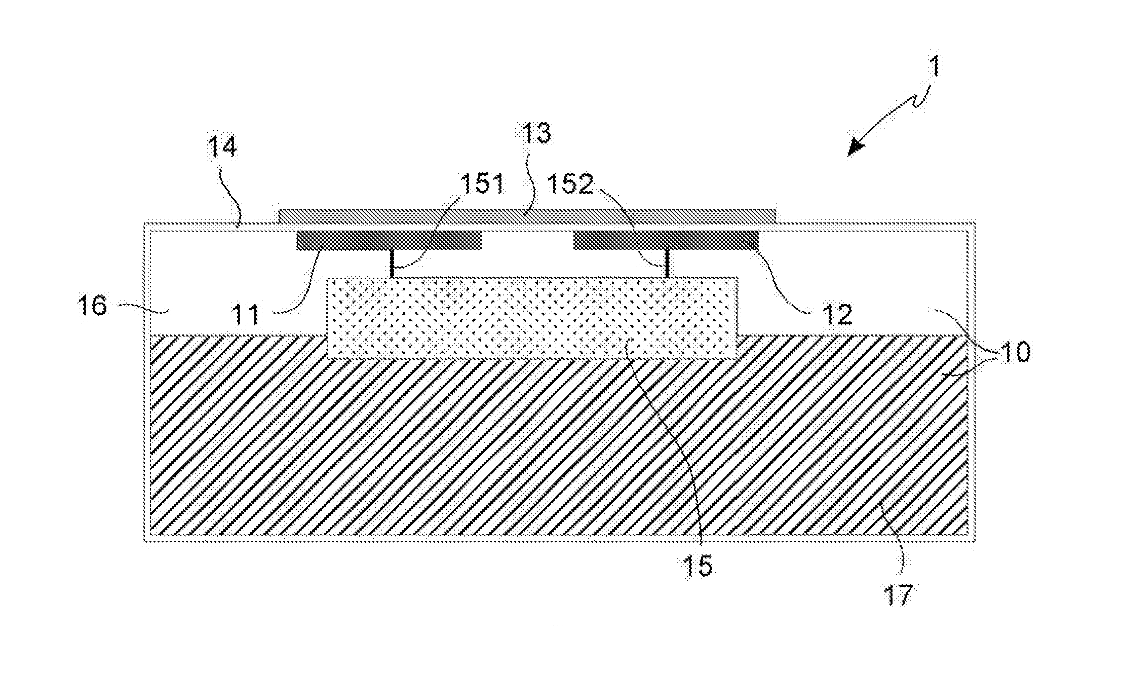 Integrated electronic device for monitoring humidity and/or environmental acidity/basicity and/or corrosion