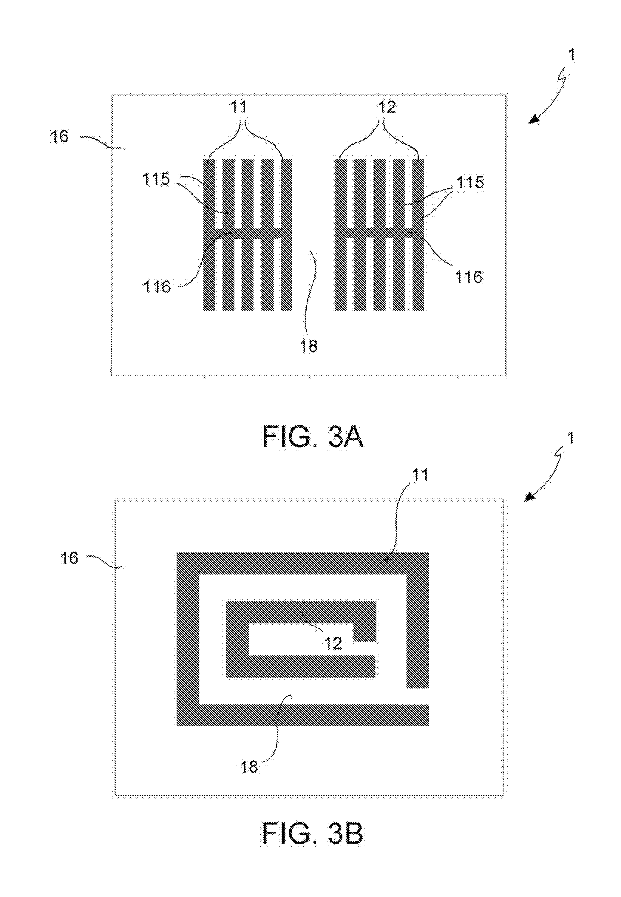 Integrated electronic device for monitoring humidity and/or environmental acidity/basicity and/or corrosion