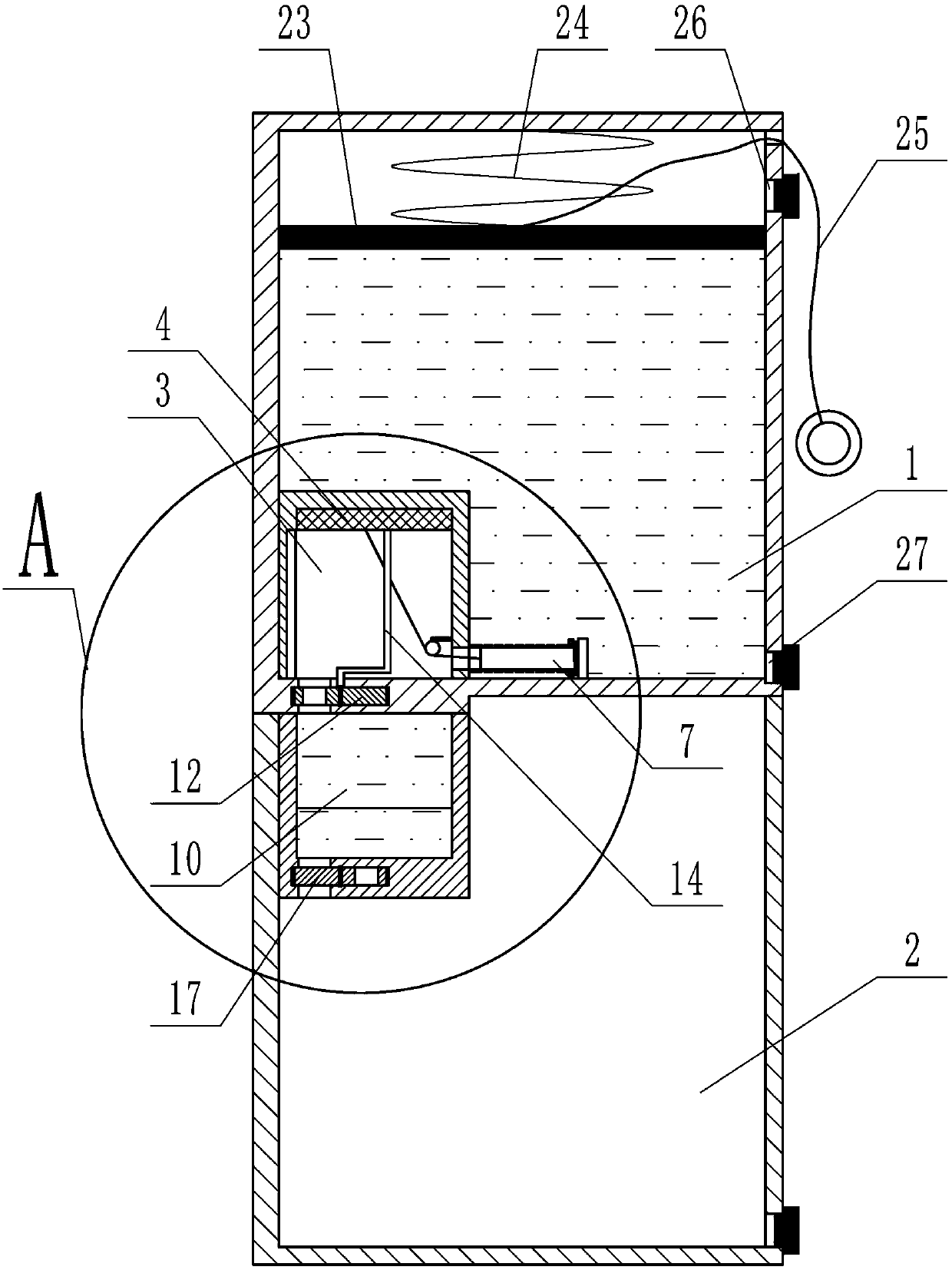 Sterile liquid dipping device for cotton swabs