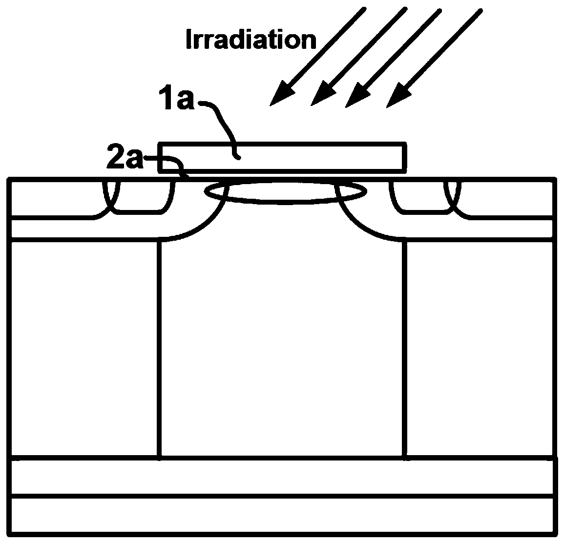 Method for recovering threshold voltage reduction of MOSFET after irradiation