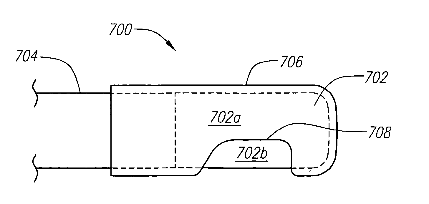 Ablation systems including insulated energy transmitting elements