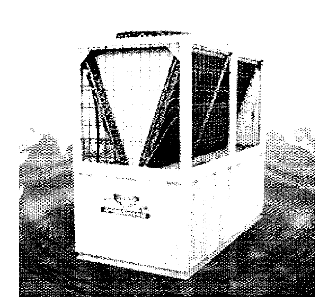 Henhouse farming technique using air source heat pumps