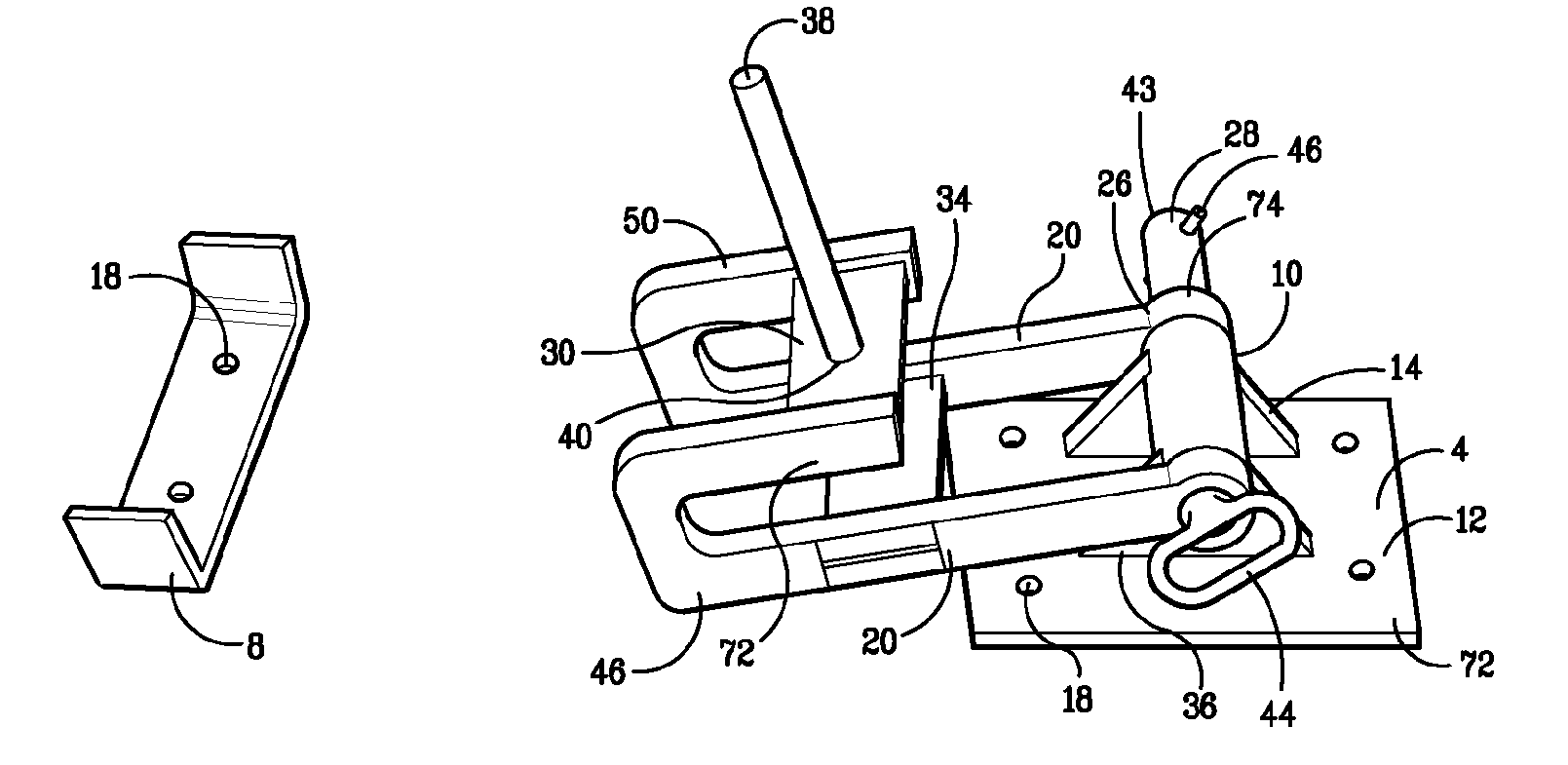 Bracket and Method for Transport of Articulated Arm Attachment