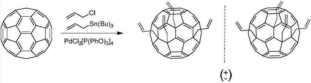 Synthesis method of [60]fullerene dihydropyrrole derivative