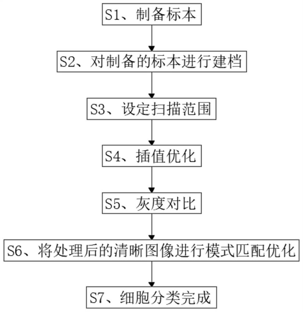 Microscope image cell classification judgment method