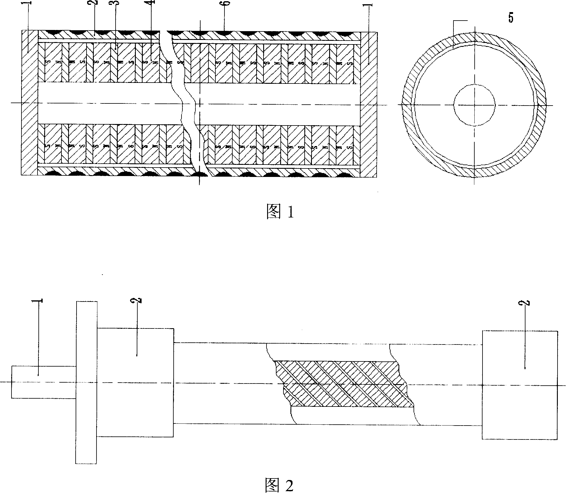 Column-shape magnetron sputtering equipment