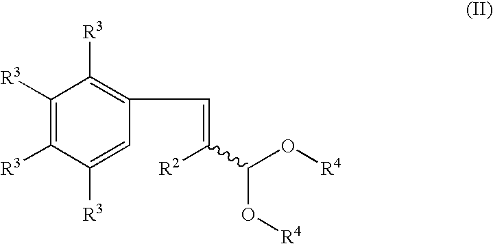 Process for producing indenol esters or ethers