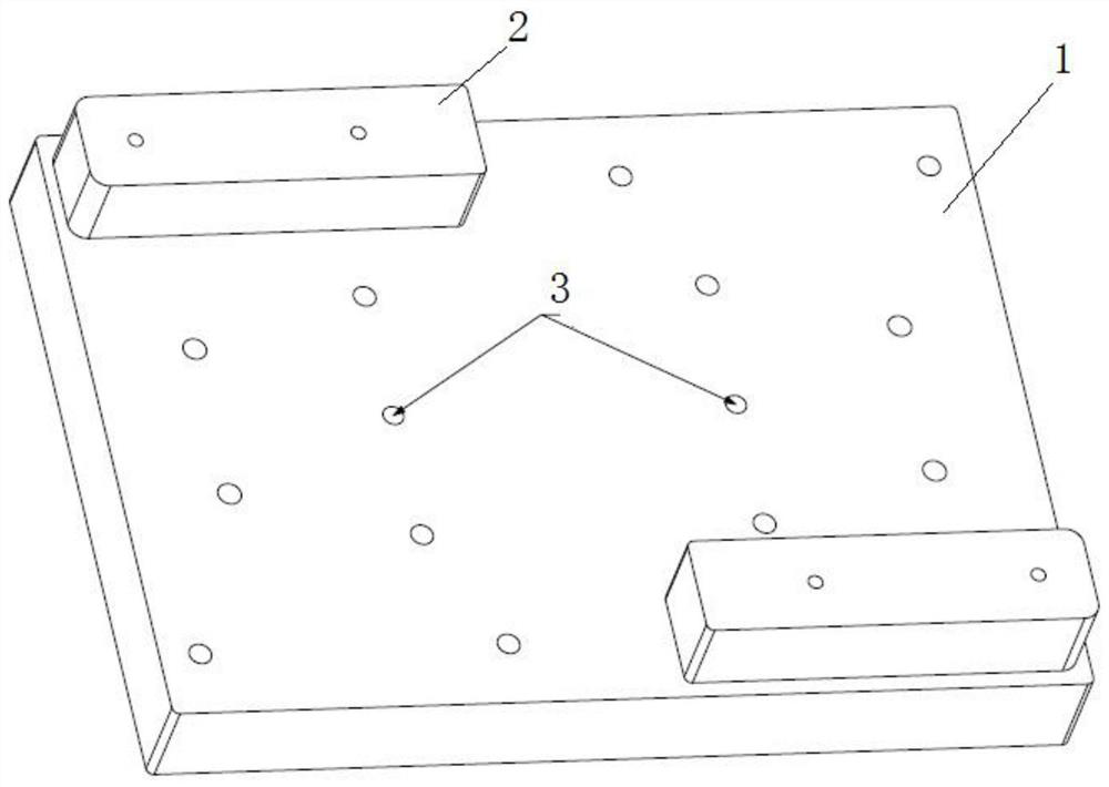 Clamping and positioning process for arc-shaped stepped mirror part