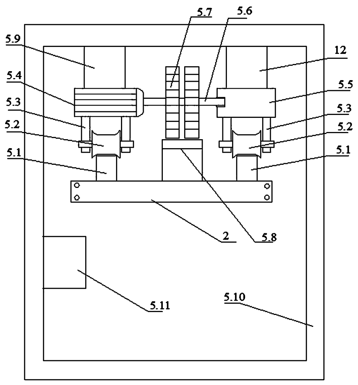 Dedusting system used in fiberboard production process