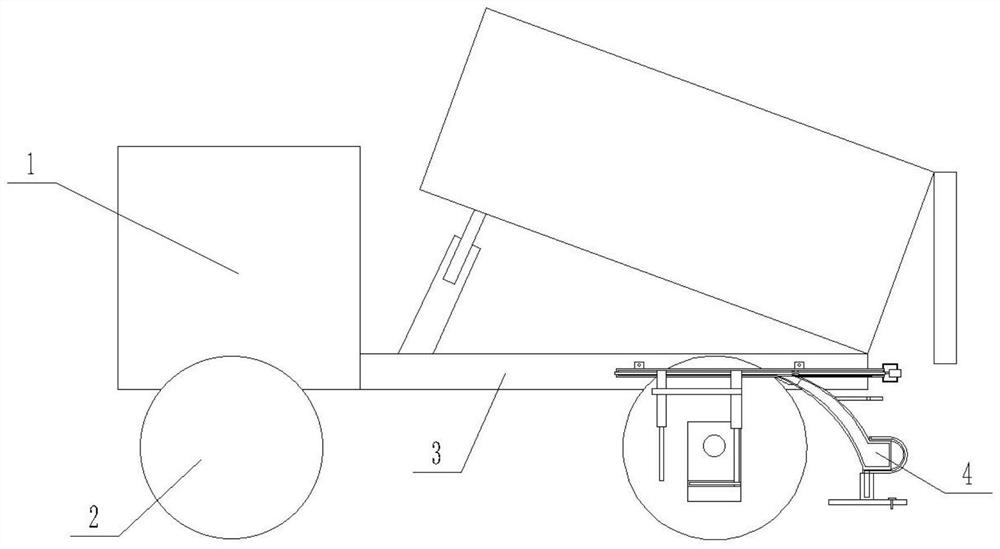 Agricultural anti-sinking soil turning vehicle