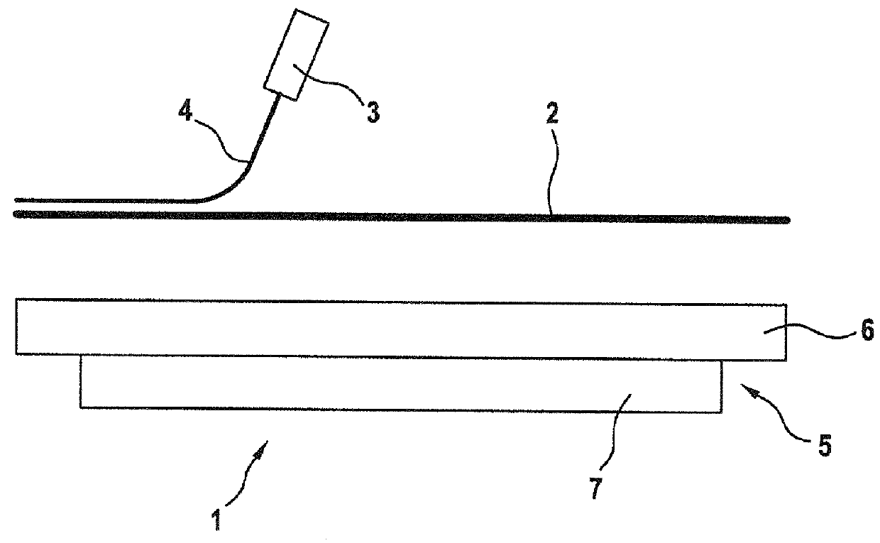 Method and Device for Handling a Fiber Arrangement Via Near-Field Levitation