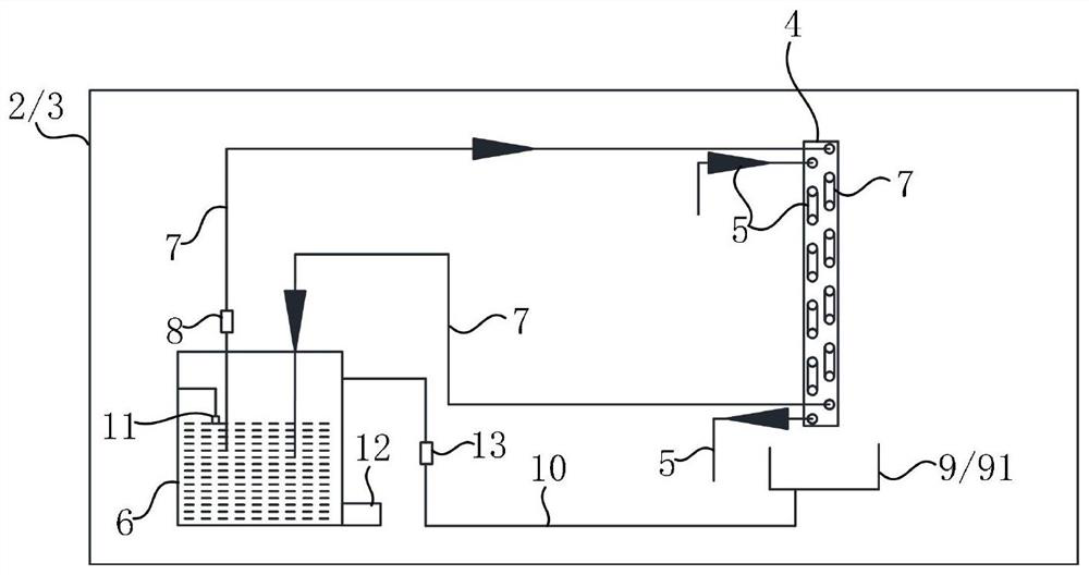 Condensate water refrigeration method and air conditioner