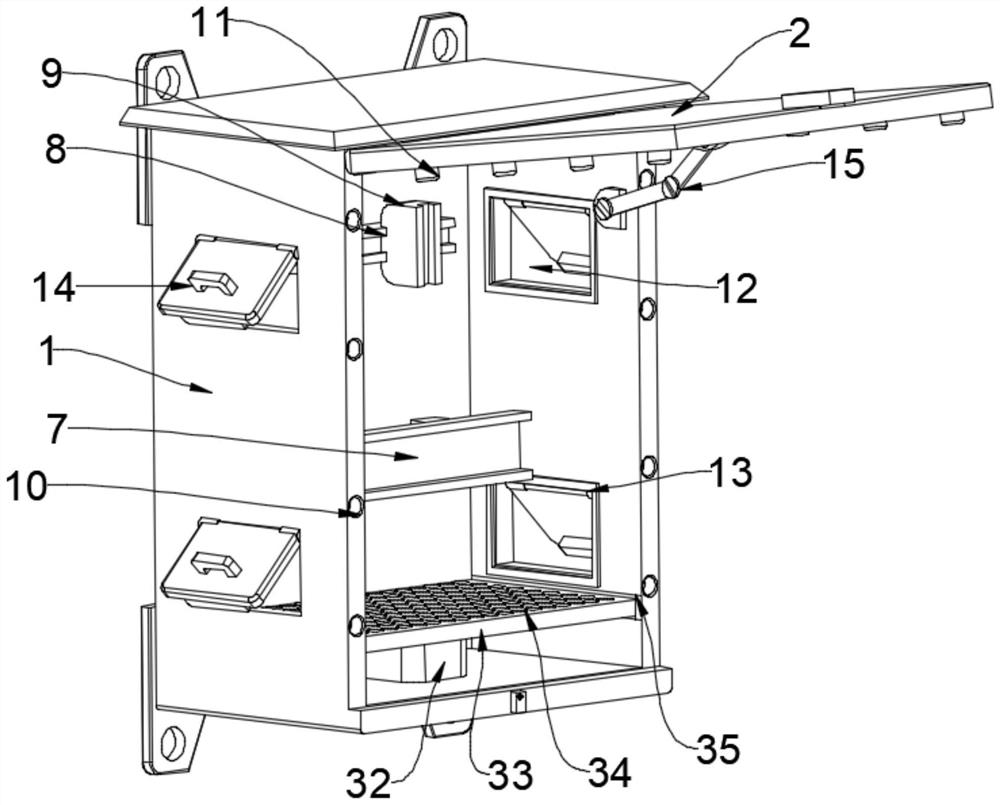 Fireproof power distribution cabinet